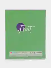 Зеленый тетрадь "Фрукты. Colorful fruits", А5, клетка, 48 листов