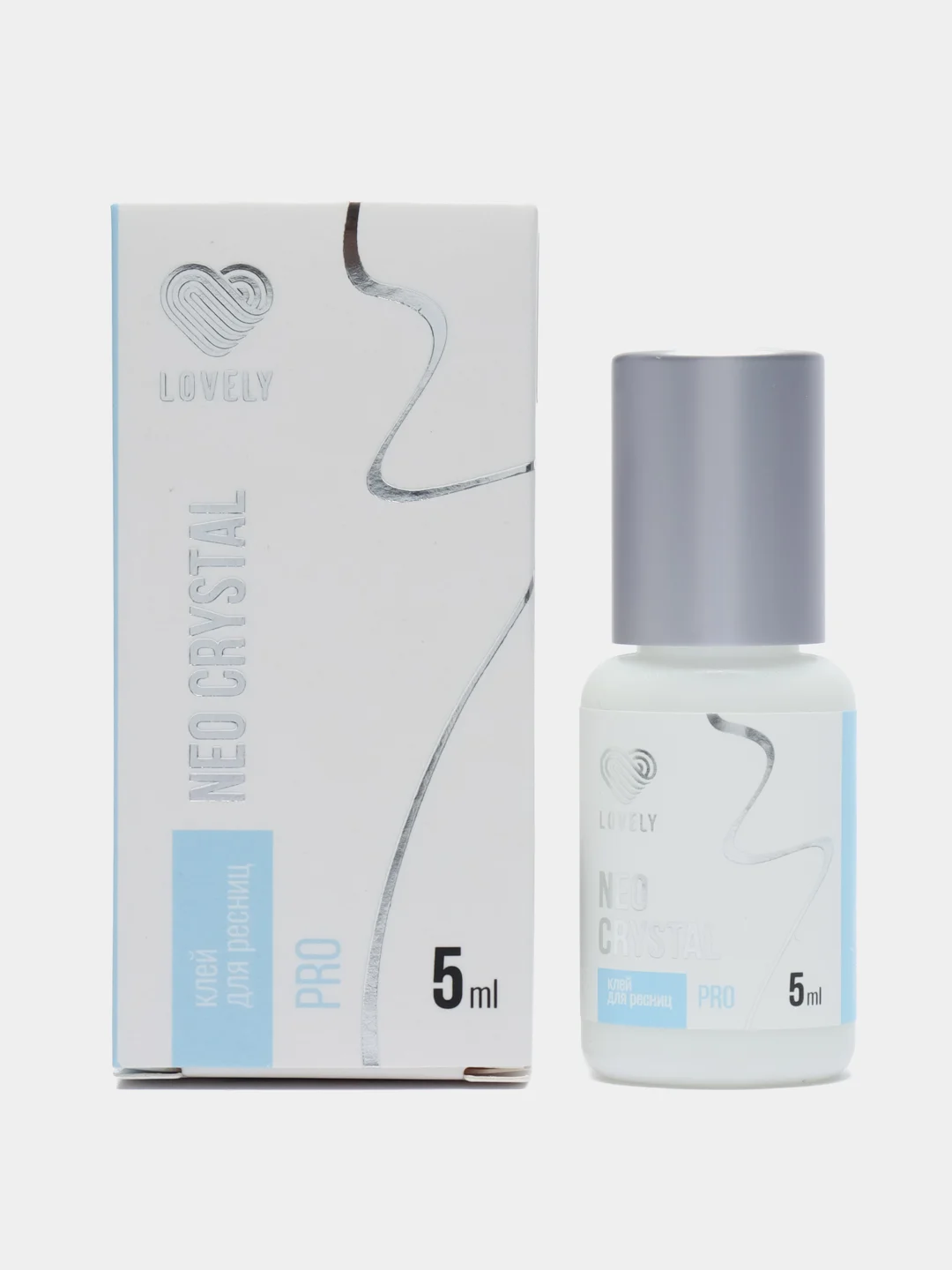 Клей прозрачный для наращивания ресниц Lovely "Neo Crystal"