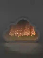 Розовый ночник облако с тюльпанами