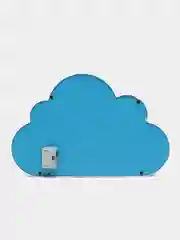 Розовый ночник облако с тюльпанами