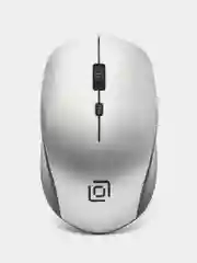 Серебряный мышь беспроводная Oklick 565MW Glossy, USB