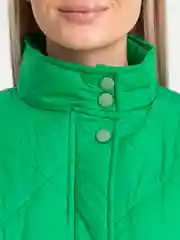Зеленый куртка женская демисезонная с поясом