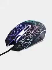 Черный мышь компьютерная Oklick 905G Invasion, с подсветкой, игровая
