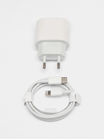 Зарядное устройство для iPhone Type-C, 20W, Lightning в комплекте, подарок на 8 марта
