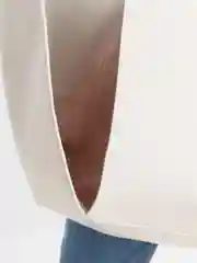 Белый сумка кожаная мешок, большая, шоппер