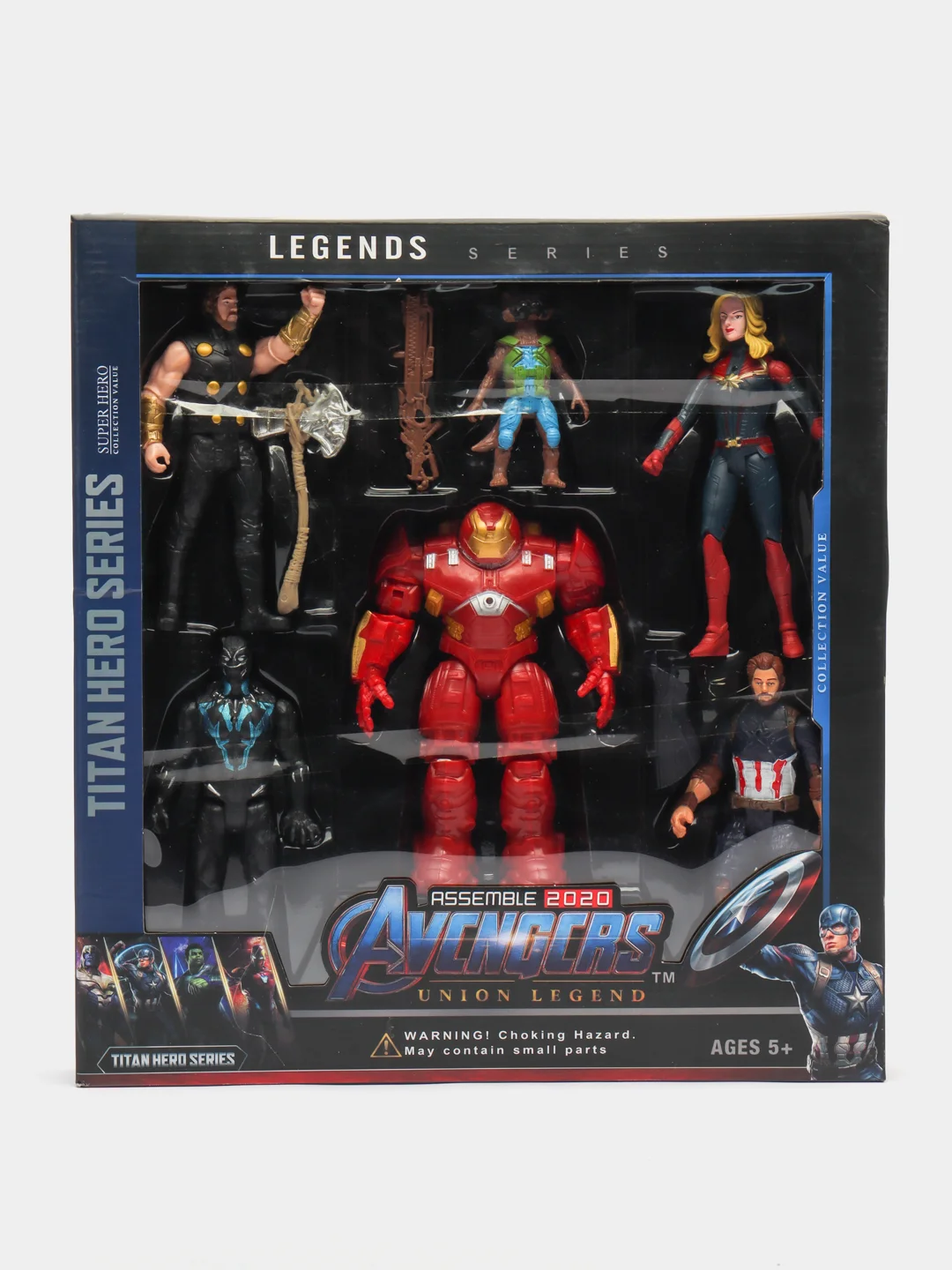 Багровый интерактивная игрушка-сувенир Avengers (Мстители) Union Legend:Халк, Грут и Енот, танос
