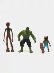 Голубой интерактивная игрушка-сувенир Avengers (Мстители) Union Legend:Халк, Грут и Енот, танос