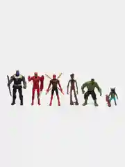 Голубой интерактивная игрушка-сувенир Avengers (Мстители) Union Legend:Халк, Грут и Енот, танос