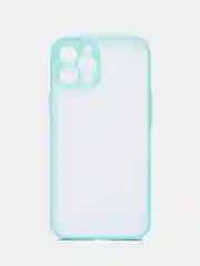 Бирюзовый чехол для Apple iPhone 12 Pro Max, чехол матовый на Айфон 12 Pro Max с цветными кнопками