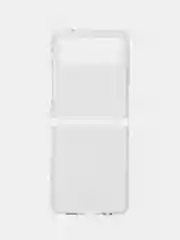 Прозрачный складной чехол для Samsung Galaxy Z Flip 3 пластиковый ROSCO прозрачный с защитой камер