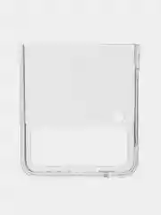 Прозрачный складной чехол для Samsung Galaxy Z Flip 3 пластиковый ROSCO прозрачный с защитой камер