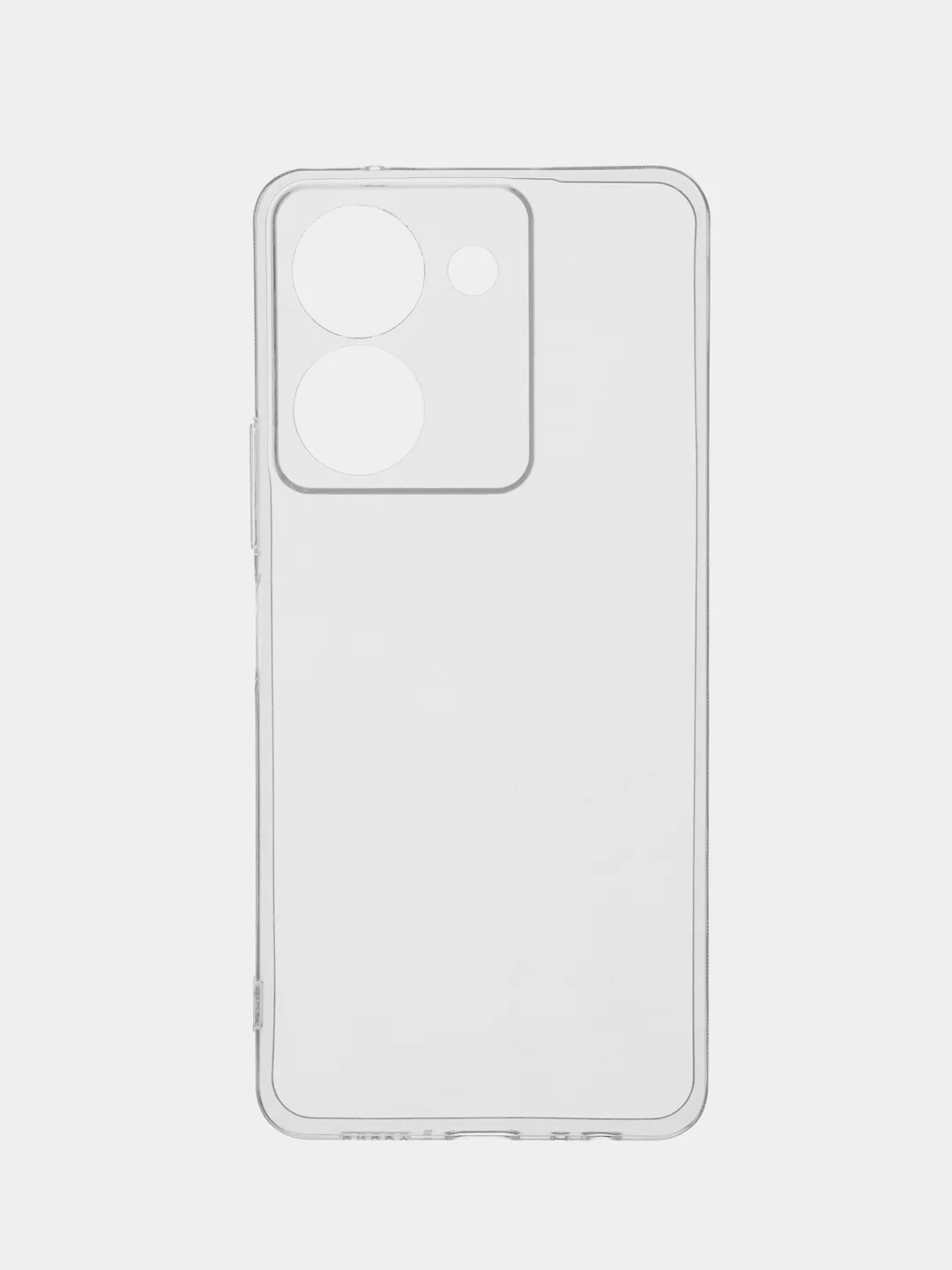 Прозрачный чехол для Vivo Y27s 5G силиконовый ROSCO матовый/прозрачный тонкий с защитой вокруг камер