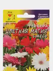 Гербера Цветная магия Смесь сортов (семена,цветы)