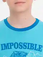 Бирюзовый пижама детская для мальчиков Бактра