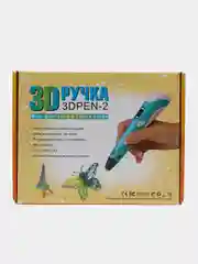 Желтый 3d 3Д ручка второго поколения (3 D/3 Д ручка) + 10метров стержня из пластика PLA В ПОДАРОК