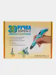 Розовый 3d 3Д ручка второго поколения (3 D/3 Д ручка) + 10метров стержня из пластика PLA В ПОДАРОК
