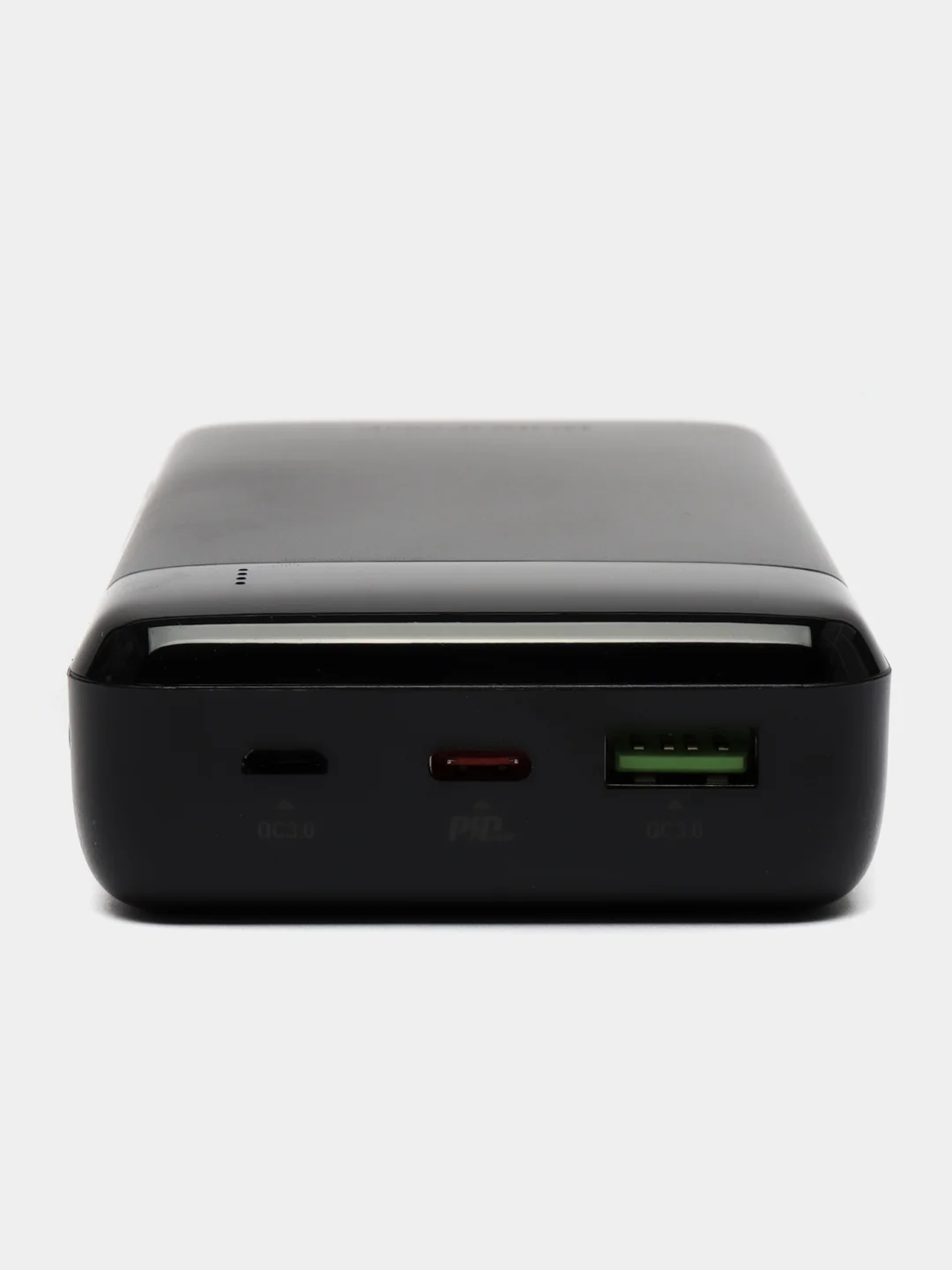 Черный повербанк с быстрой зарядкой Power Bank Borofone BJ19А 20000 mAh