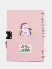 Кремовый блокноты детские с замком 11см/15см