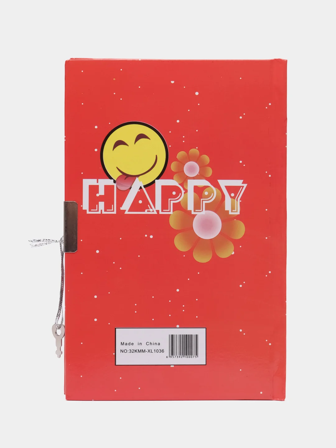 Алый блокноты детские с замком 12,5см/19см