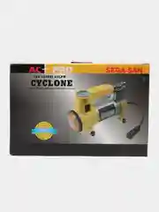 Желтый автомобильный компрессор электрический