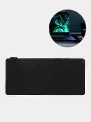 Коврик для мыши, игровой, с подсветкой RGB, 900x400, светодионый