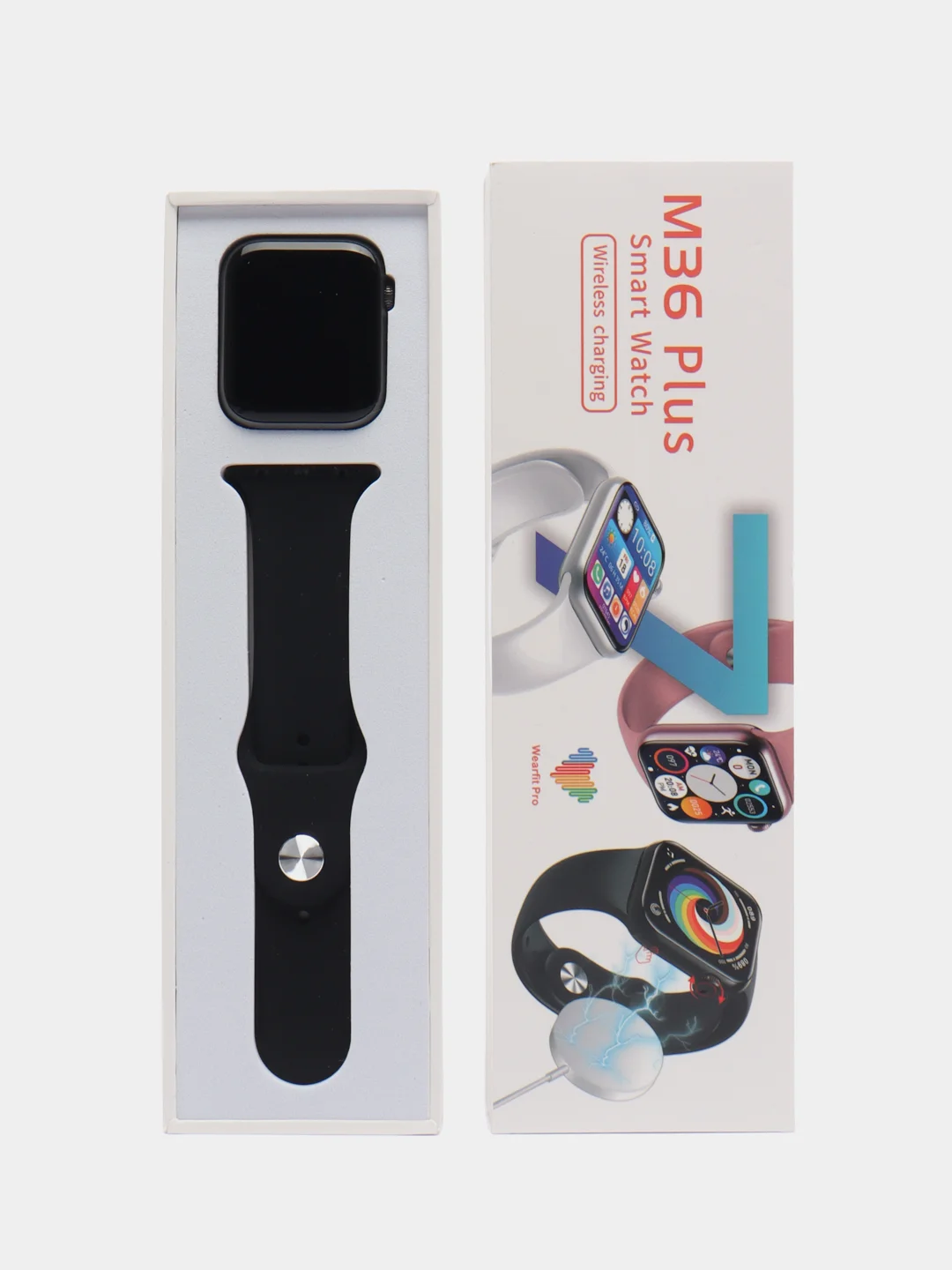 Черный умные часы Smart Watch М36 Plus