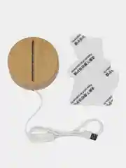 Молочный подарочный 3D светильник-ночник, с кнопкой вкл/выкл, питание USB, подарок на 8 марта