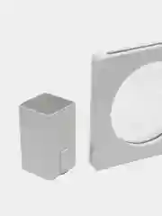 Белый светильник 3D декоративный, подарочный, с подставкой для ручек на стол, подарок на 8 марта