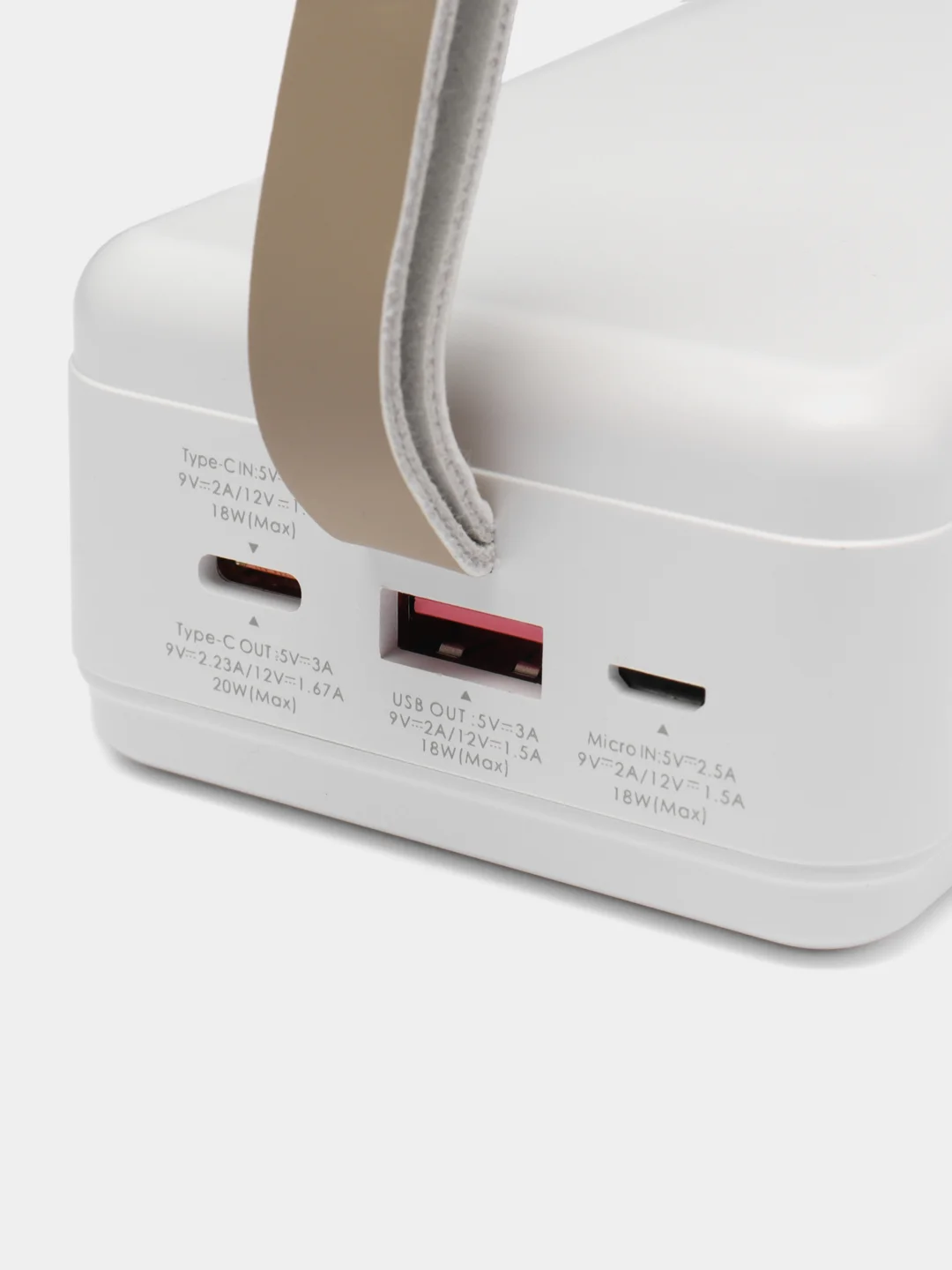 Белый внешний аккумулятор Remax RPP-200 QC22.5W+PD20W, 50000 mah