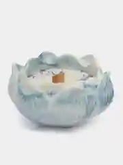 Индиго декоративный набор шкатулки и свеча ручной работы