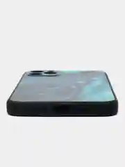Тёмно-бирюзовый чехол для iPhone 15 14 13 12 11 Pro Max Mini Plus Xr Xs X 7 8 SE +, с принтом, с рисунком