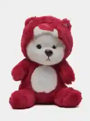 Вишнёвый мягкие игрушки "Мишка в капюшоне"