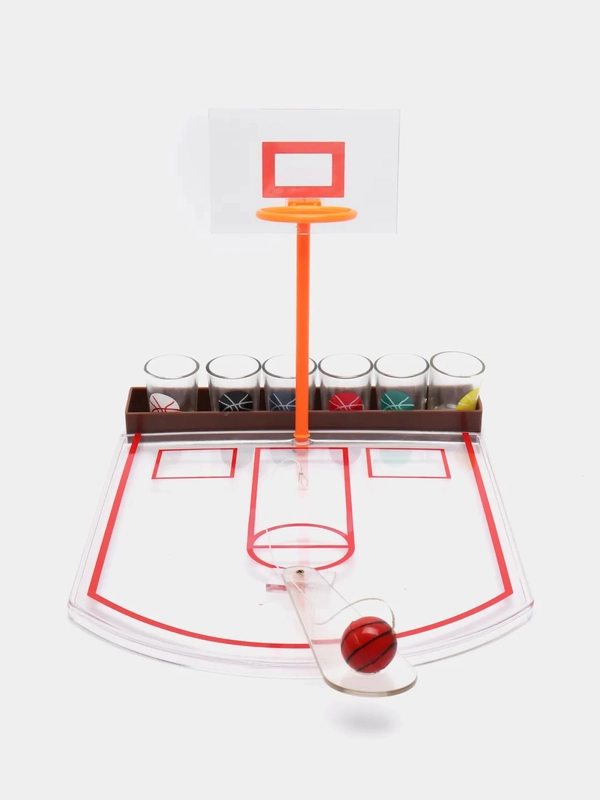 Игра "Пьяный баскетбол", 6 стопок, 30 х 22 см