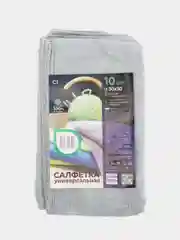 Салфетки из микрофибры для уборки, 30х30см, 10 штук в комплекте