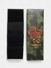 Золотистый хаки подарочный набор носков  для мужчины на 23 февраля