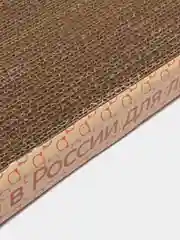 Когтеточка-лежанка для кошек, когтедралка для кота с мятой, из гофркартона, напольная