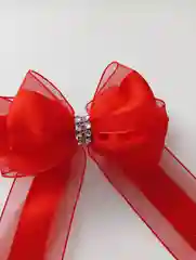 Бант школьный для волос, бантик на резинке