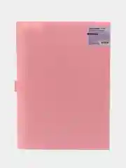 Папка для документов А4 канцелярская с файлами на кнопке 12 секций, Brauberg Extra, 271931