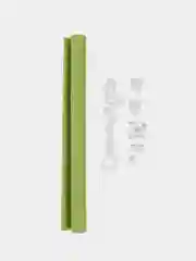 Штора рулонная Brabix 50х175 см, текстура - лён, защита 55-85%, 200 г/м2, зелёный, 605974