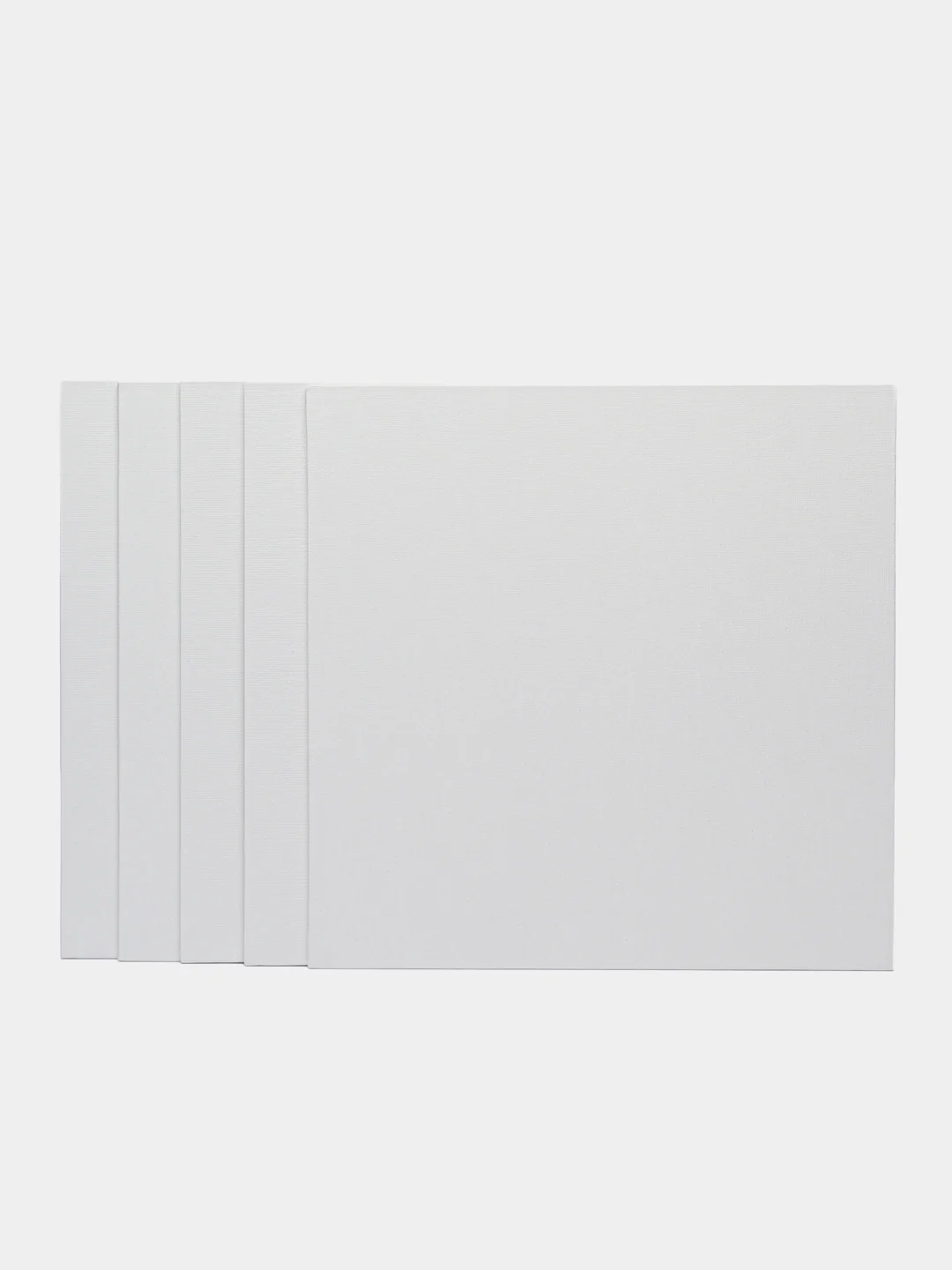 Холст на картоне набор 5 штук 30x30 см, 280 г м2, хлопок, Brauberg Art Classic, 192508