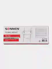 Кронштейн для телевизора на стену, крепление до 45 кг, 32"-70", черный, Sonnen, 455949