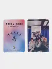 Небесно-голубой карточки K-POP StrayKids (Стрей Кидс), Le Sserafim (Ле Серафим)