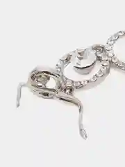 Серьги серебристые 9 см