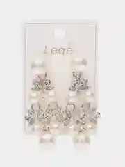 Серьги с жемчугом 6 см