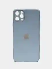 Голубой чехол для iPhone, айфон 12 Pro с защитой блока камер