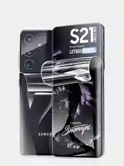 Комплект Гидрогелевая плёнка задняя и передняя Samsung S20 S21, S22 S23, S24 Note 20 Ultra