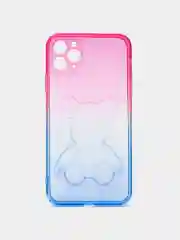 Чехол на iPhone айфон 11 Pro Max, силиконовый чехол с принтом мишка KAWS