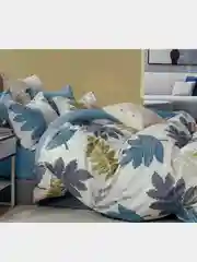 Белый комплект постельного белья 2 СПАЛЬНЫЙ Хлопок / Сатин Хоум Текстиль / Евро 1,5 СП