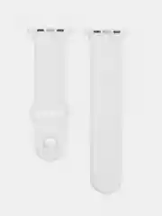 Белый ремешок для Apple Watch, силиконовый, 2 размера