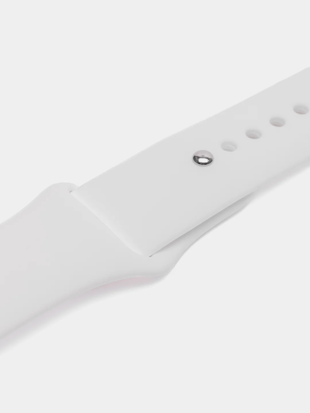 Белый ремешок для Apple Watch, силиконовый, 2 размера